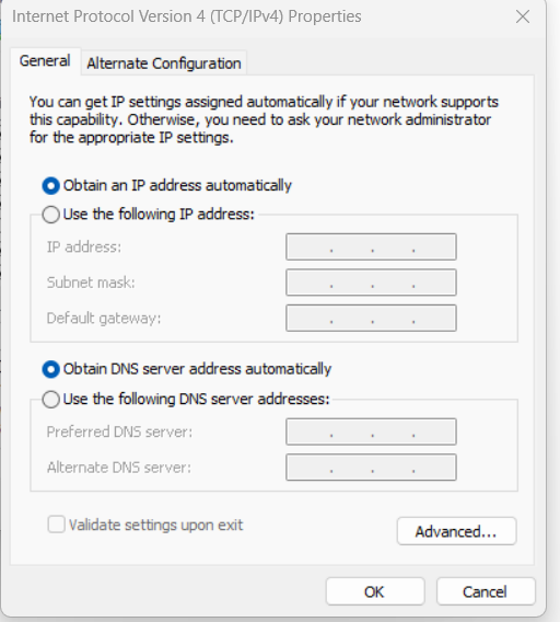 Setting IP dhcp mendapatkan ip static dengan mac address yang di daftarkan.